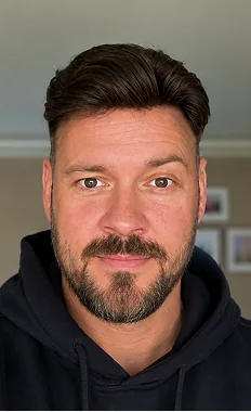 Christian mit seinem O.C. Haarsystem